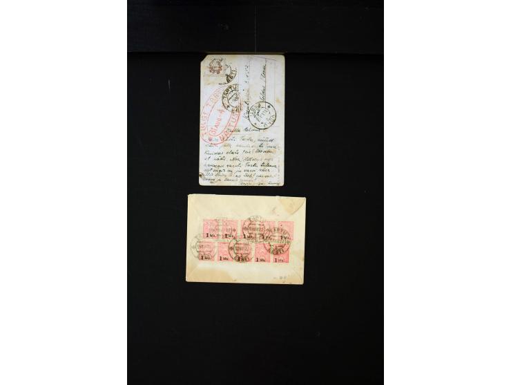 1919/43, very interesting collection of more than 180 cards and covers including censor marks, special cancellations, Ostland