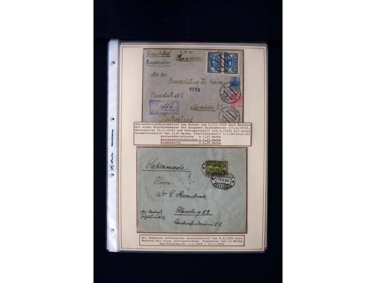 1919/43, very interesting collection of more than 180 cards and covers including censor marks, special cancellations, Ostland