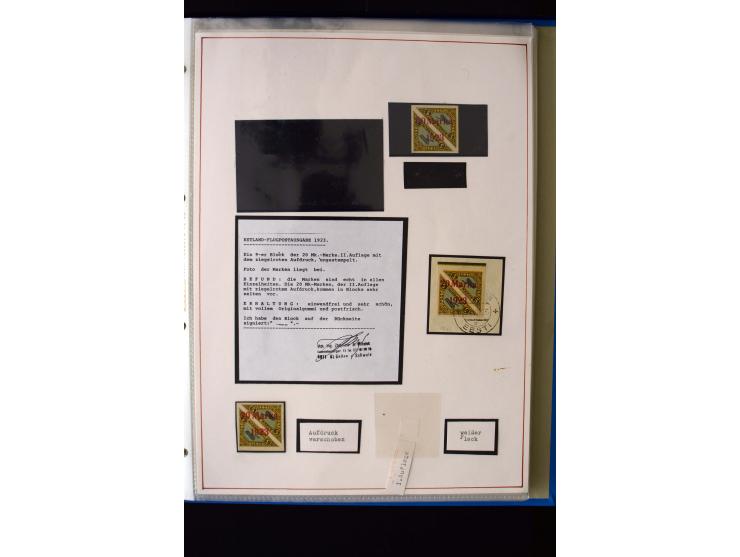 AIRMAIL: 1920/30, very interesting unused and used collection containing several "Ice-Flights", more than 30 cards and covers
