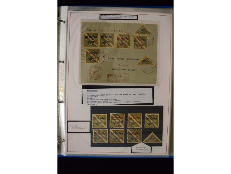 AIRMAIL: 1920/30, very interesting unused and used collection containing several "Ice-Flights", more than 30 cards and covers
