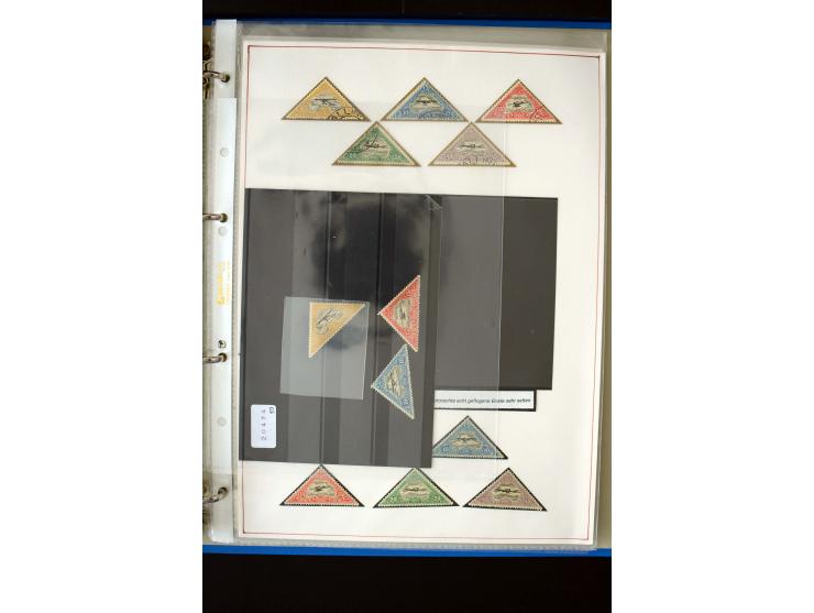AIRMAIL: 1920/30, very interesting unused and used collection containing several "Ice-Flights", more than 30 cards and covers