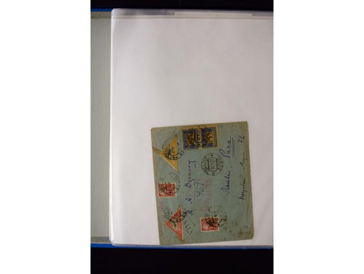 AIRMAIL: 1920/30, very interesting unused and used collection containing several "Ice-Flights", more than 30 cards and covers