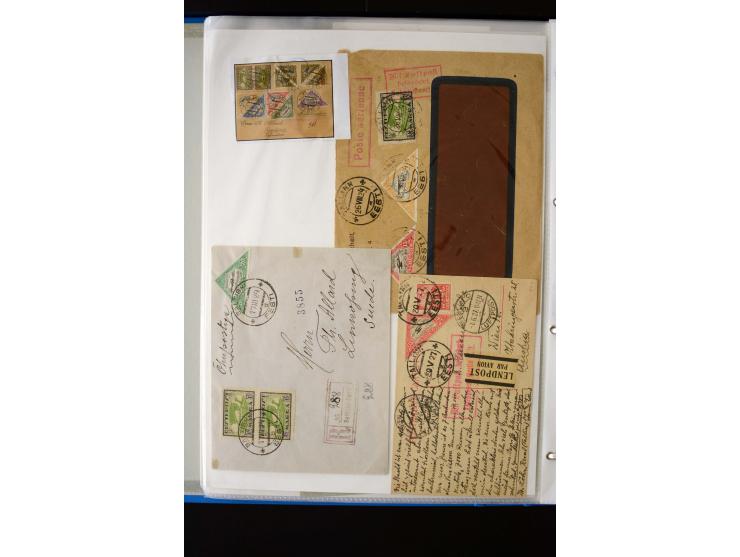 AIRMAIL: 1920/30, very interesting unused and used collection containing several "Ice-Flights", more than 30 cards and covers