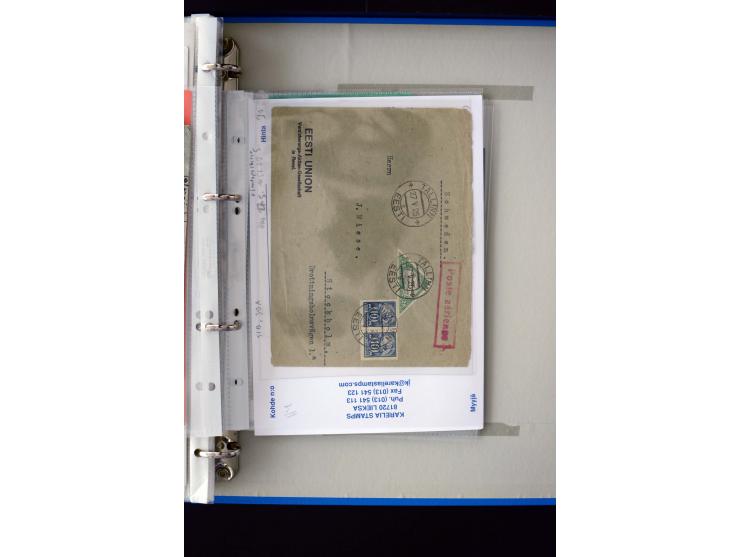 AIRMAIL: 1920/30, very interesting unused and used collection containing several "Ice-Flights", more than 30 cards and covers