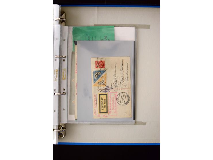 AIRMAIL: 1920/30, very interesting unused and used collection containing several "Ice-Flights", more than 30 cards and covers