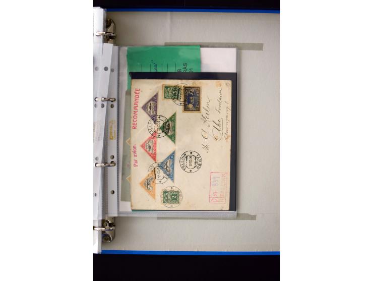 AIRMAIL: 1920/30, very interesting unused and used collection containing several "Ice-Flights", more than 30 cards and covers