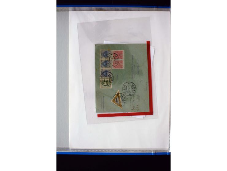 AIRMAIL: 1920/30, very interesting unused and used collection containing several "Ice-Flights", more than 30 cards and covers