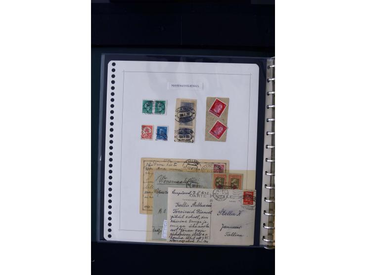 CANCELLATIONS: AA AG - VÖHMA-KABALA, extensive 4 volume collection with many hundred pieces, mostly very clean and complete c