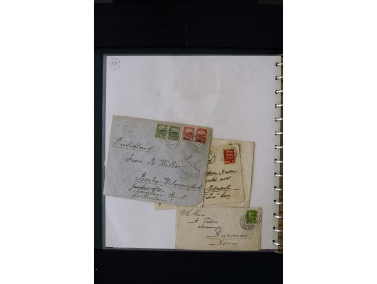 CANCELLATIONS: AA AG - VÖHMA-KABALA, extensive 4 volume collection with many hundred pieces, mostly very clean and complete c