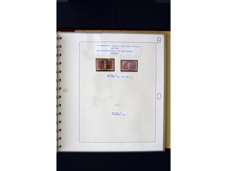 CANCELLATIONS: AA AG - VÖHMA-KABALA, extensive 4 volume collection with many hundred pieces, mostly very clean and complete c