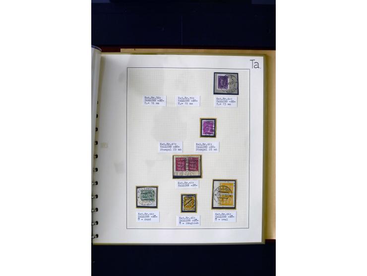 CANCELLATIONS: AA AG - VÖHMA-KABALA, extensive 4 volume collection with many hundred pieces, mostly very clean and complete c