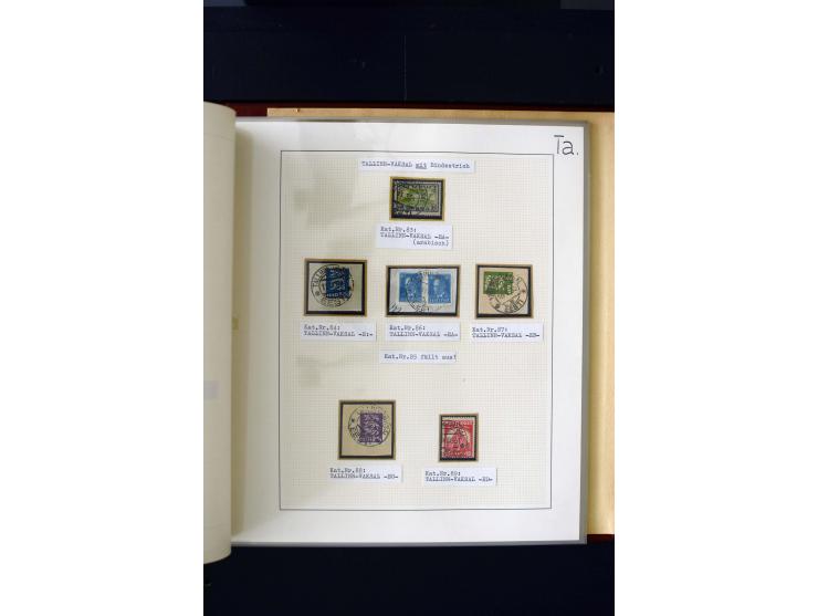 CANCELLATIONS: AA AG - VÖHMA-KABALA, extensive 4 volume collection with many hundred pieces, mostly very clean and complete c