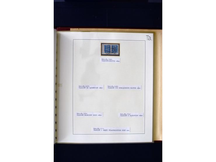 CANCELLATIONS: AA AG - VÖHMA-KABALA, extensive 4 volume collection with many hundred pieces, mostly very clean and complete c