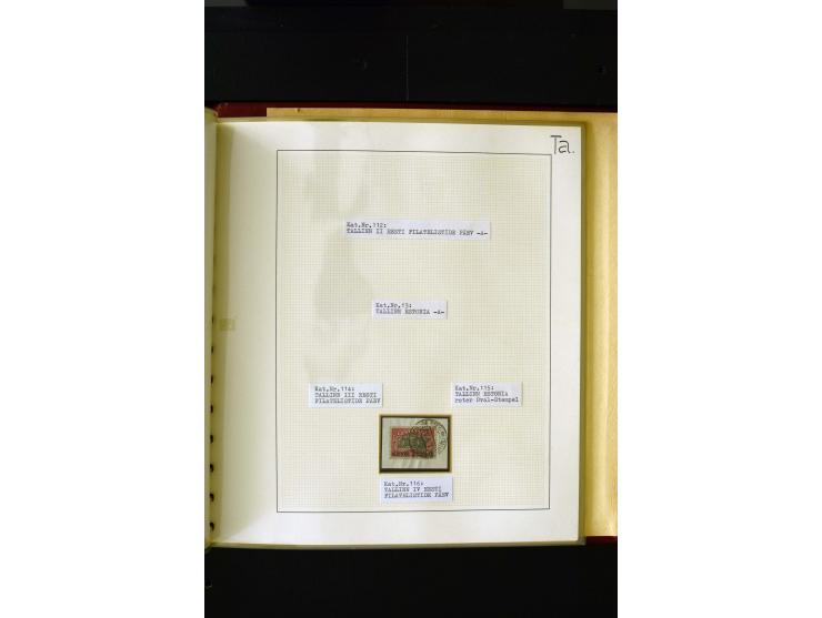 CANCELLATIONS: AA AG - VÖHMA-KABALA, extensive 4 volume collection with many hundred pieces, mostly very clean and complete c