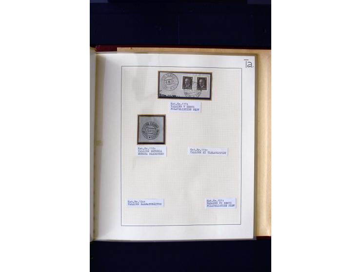 CANCELLATIONS: AA AG - VÖHMA-KABALA, extensive 4 volume collection with many hundred pieces, mostly very clean and complete c