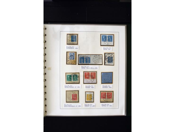 CANCELLATIONS: AA AG - VÖHMA-KABALA, extensive 4 volume collection with many hundred pieces, mostly very clean and complete c