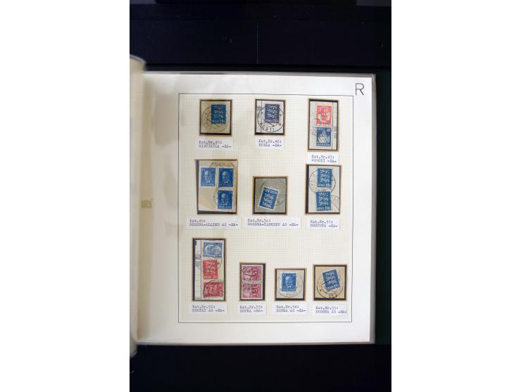 CANCELLATIONS: AA AG - VÖHMA-KABALA, extensive 4 volume collection with many hundred pieces, mostly very clean and complete c