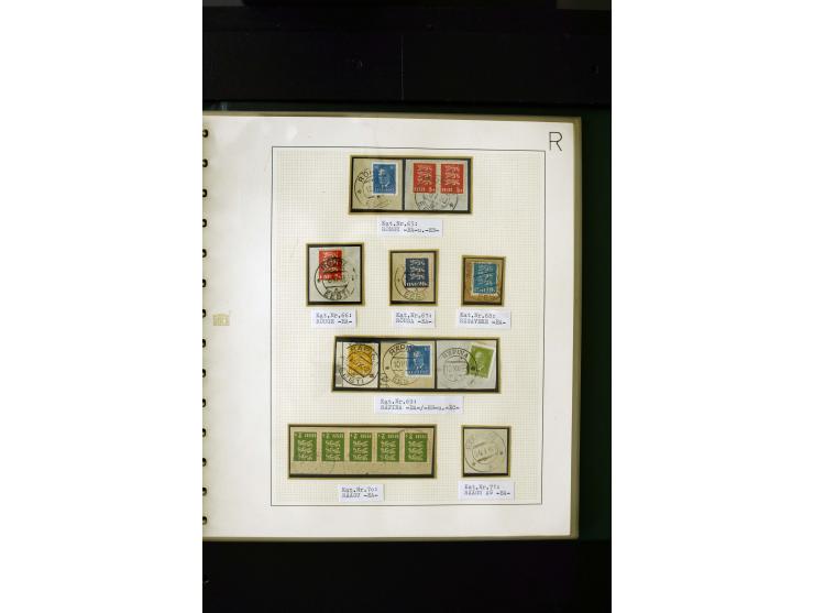CANCELLATIONS: AA AG - VÖHMA-KABALA, extensive 4 volume collection with many hundred pieces, mostly very clean and complete c
