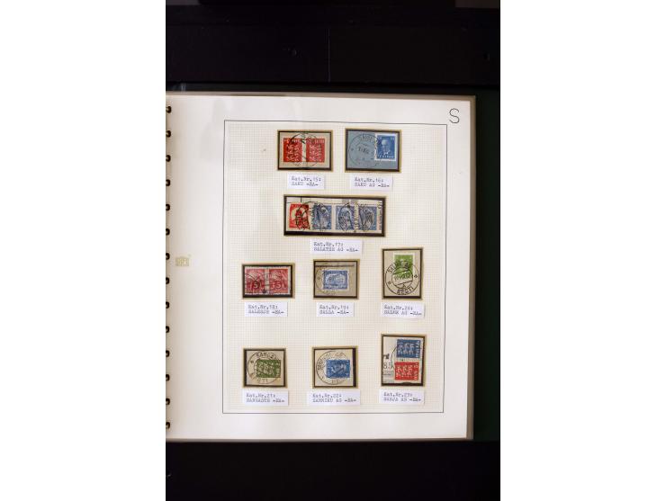 CANCELLATIONS: AA AG - VÖHMA-KABALA, extensive 4 volume collection with many hundred pieces, mostly very clean and complete c