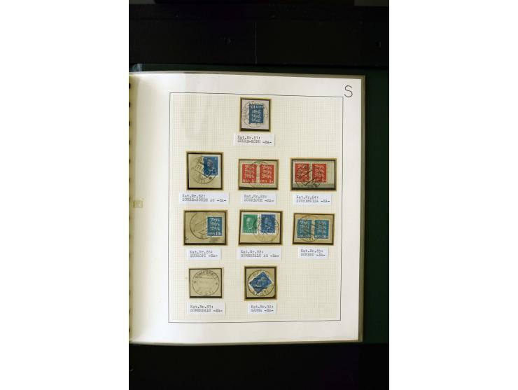 CANCELLATIONS: AA AG - VÖHMA-KABALA, extensive 4 volume collection with many hundred pieces, mostly very clean and complete c