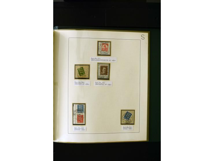 CANCELLATIONS: AA AG - VÖHMA-KABALA, extensive 4 volume collection with many hundred pieces, mostly very clean and complete c
