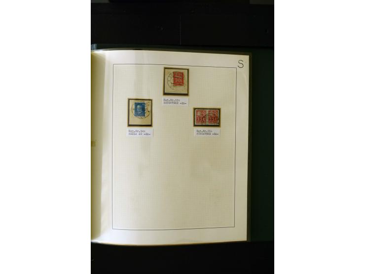 CANCELLATIONS: AA AG - VÖHMA-KABALA, extensive 4 volume collection with many hundred pieces, mostly very clean and complete c