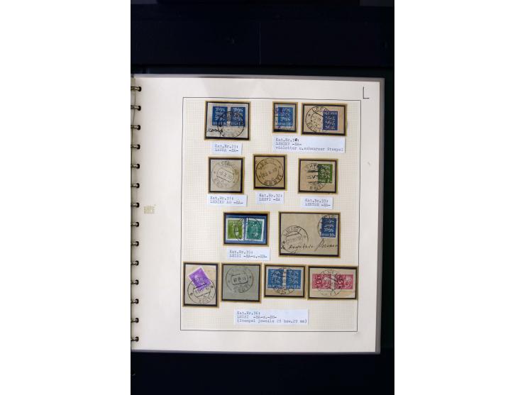 CANCELLATIONS: AA AG - VÖHMA-KABALA, extensive 4 volume collection with many hundred pieces, mostly very clean and complete c