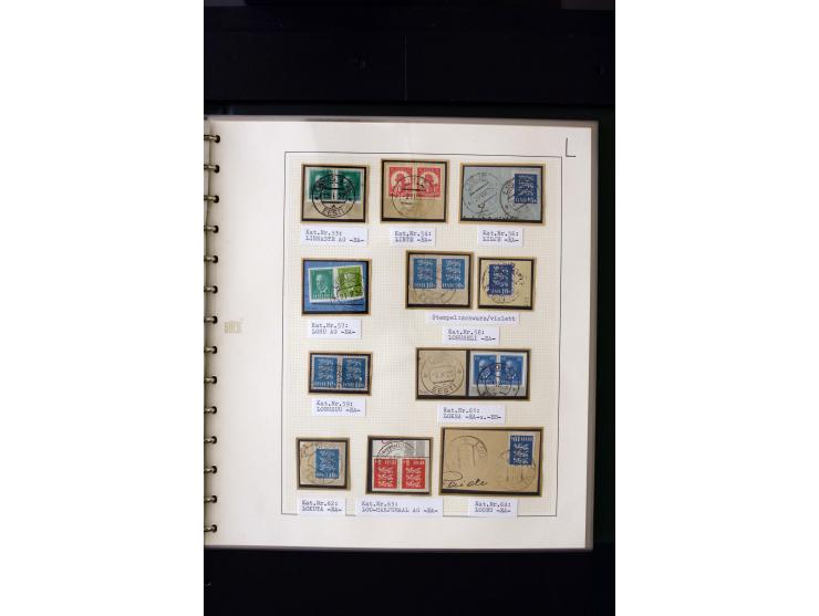CANCELLATIONS: AA AG - VÖHMA-KABALA, extensive 4 volume collection with many hundred pieces, mostly very clean and complete c