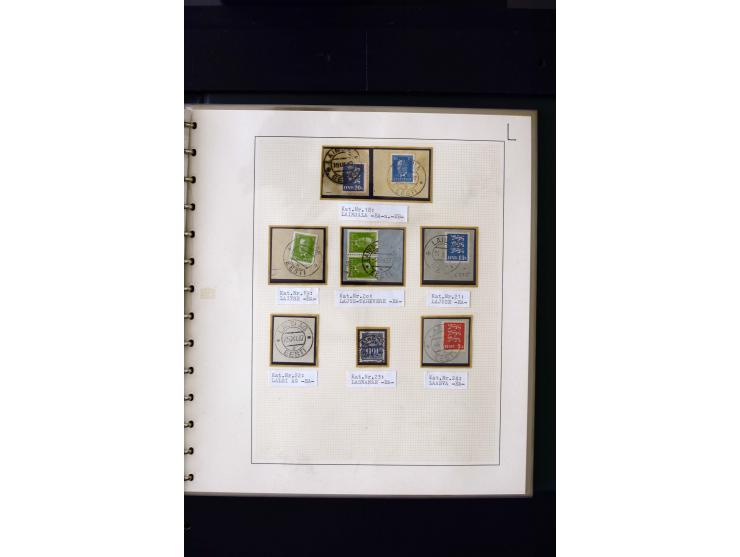 CANCELLATIONS: AA AG - VÖHMA-KABALA, extensive 4 volume collection with many hundred pieces, mostly very clean and complete c
