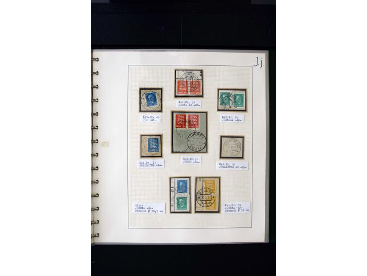 CANCELLATIONS: AA AG - VÖHMA-KABALA, extensive 4 volume collection with many hundred pieces, mostly very clean and complete c