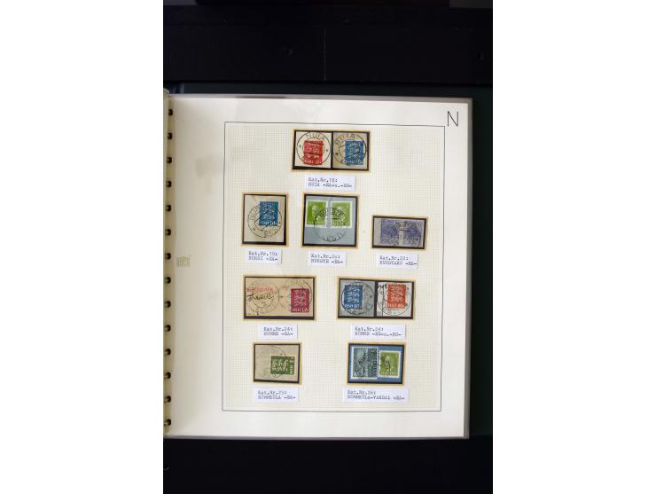 CANCELLATIONS: AA AG - VÖHMA-KABALA, extensive 4 volume collection with many hundred pieces, mostly very clean and complete c
