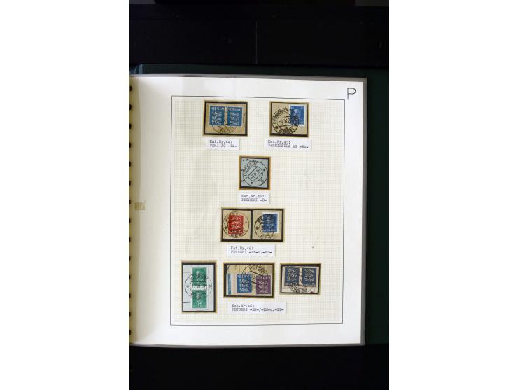 CANCELLATIONS: AA AG - VÖHMA-KABALA, extensive 4 volume collection with many hundred pieces, mostly very clean and complete c