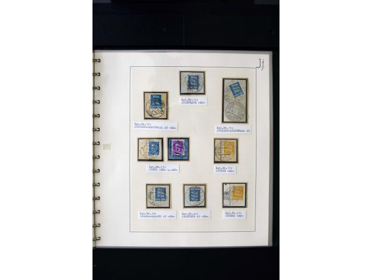 CANCELLATIONS: AA AG - VÖHMA-KABALA, extensive 4 volume collection with many hundred pieces, mostly very clean and complete c