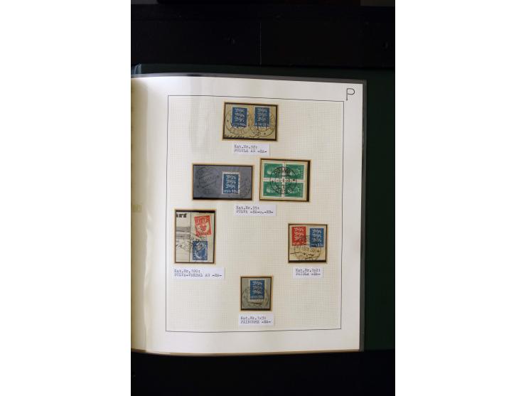 CANCELLATIONS: AA AG - VÖHMA-KABALA, extensive 4 volume collection with many hundred pieces, mostly very clean and complete c