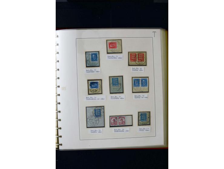CANCELLATIONS: AA AG - VÖHMA-KABALA, extensive 4 volume collection with many hundred pieces, mostly very clean and complete c