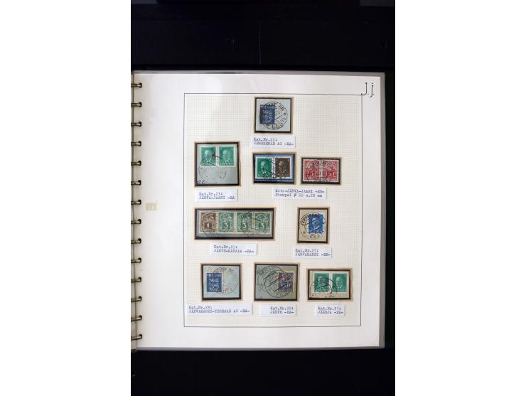 CANCELLATIONS: AA AG - VÖHMA-KABALA, extensive 4 volume collection with many hundred pieces, mostly very clean and complete c