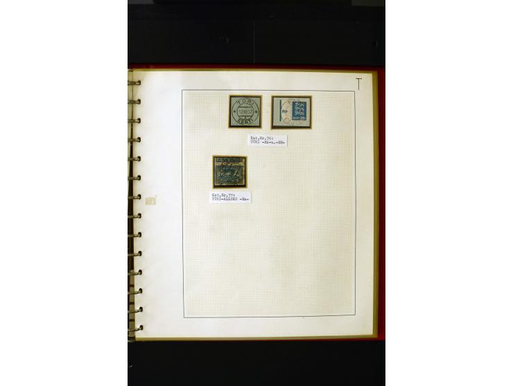 CANCELLATIONS: AA AG - VÖHMA-KABALA, extensive 4 volume collection with many hundred pieces, mostly very clean and complete c