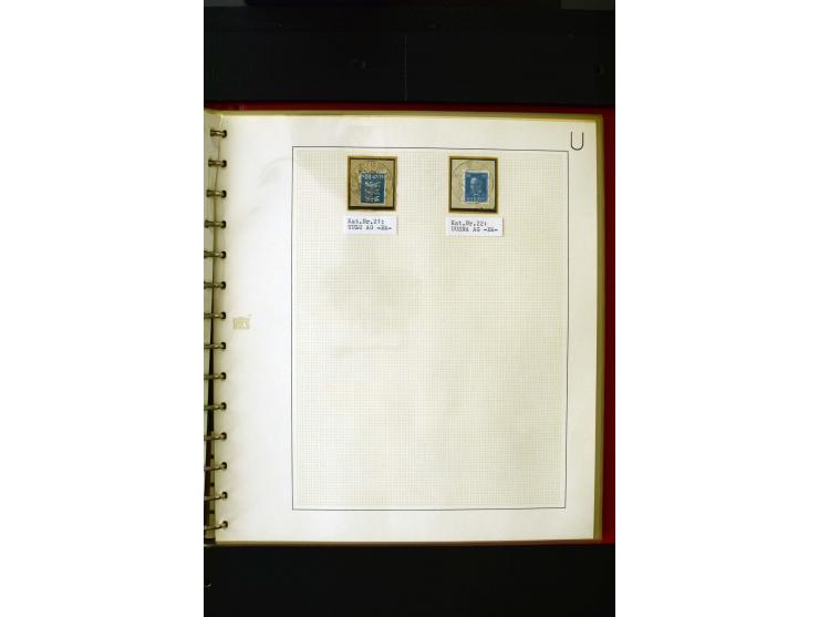 CANCELLATIONS: AA AG - VÖHMA-KABALA, extensive 4 volume collection with many hundred pieces, mostly very clean and complete c