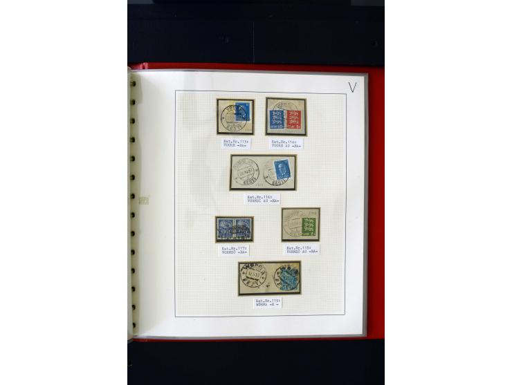 CANCELLATIONS: AA AG - VÖHMA-KABALA, extensive 4 volume collection with many hundred pieces, mostly very clean and complete c