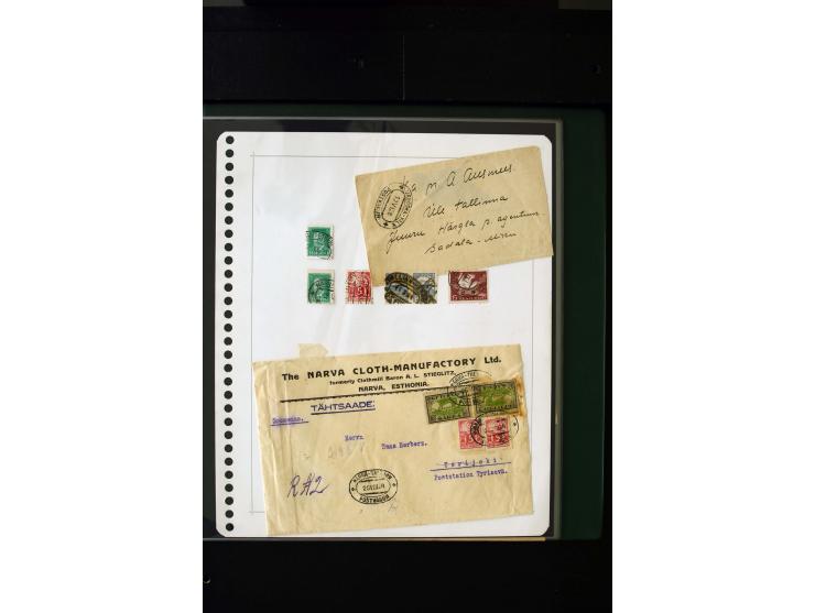 CANCELLATIONS: AA AG - VÖHMA-KABALA, extensive 4 volume collection with many hundred pieces, mostly very clean and complete c