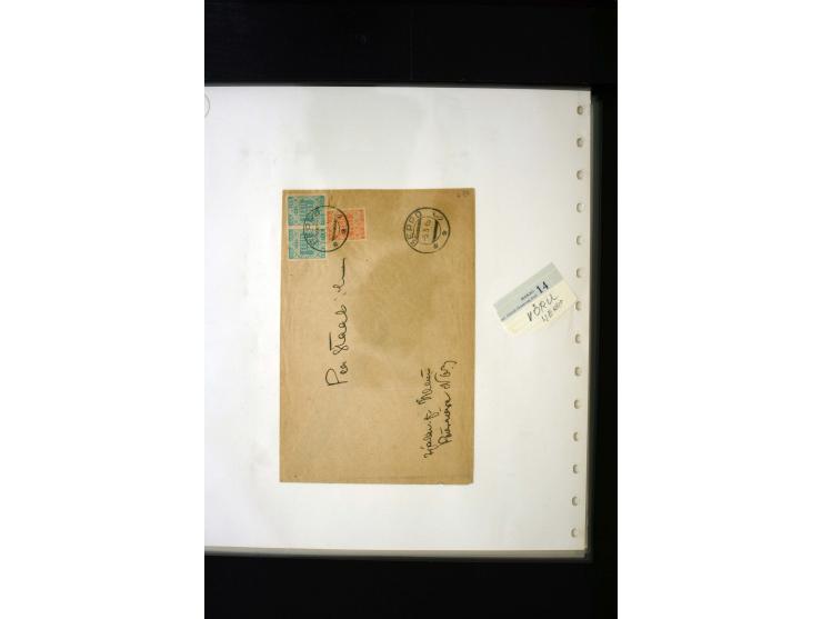 PROVISIONAL CANCELLATIONS: ALATSKIWI - TORI, very interesting collection with more than 230 stamps and pieces and 15 cards an