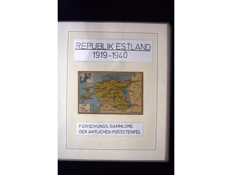 PROVISIONAL CANCELLATIONS: ALATSKIWI - TORI, very interesting collection with more than 230 stamps and pieces and 15 cards an