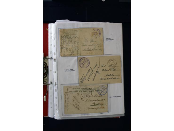 INDEPENDENCE-WAR: 1918/20, 80 cards with many different cancellations, mostly fine