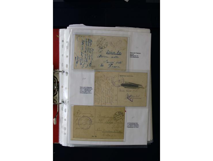 INDEPENDENCE-WAR: 1918/20, 80 cards with many different cancellations, mostly fine