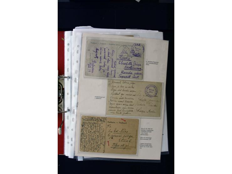 INDEPENDENCE-WAR: 1918/20, 80 cards with many different cancellations, mostly fine