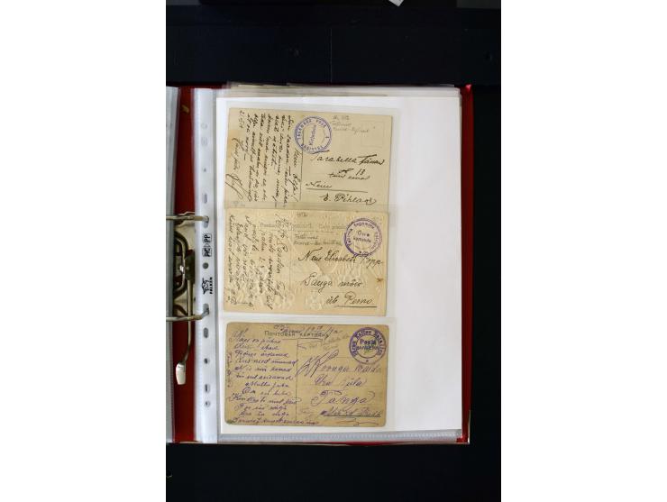 INDEPENDENCE-WAR: 1918/20, 80 cards with many different cancellations, mostly fine