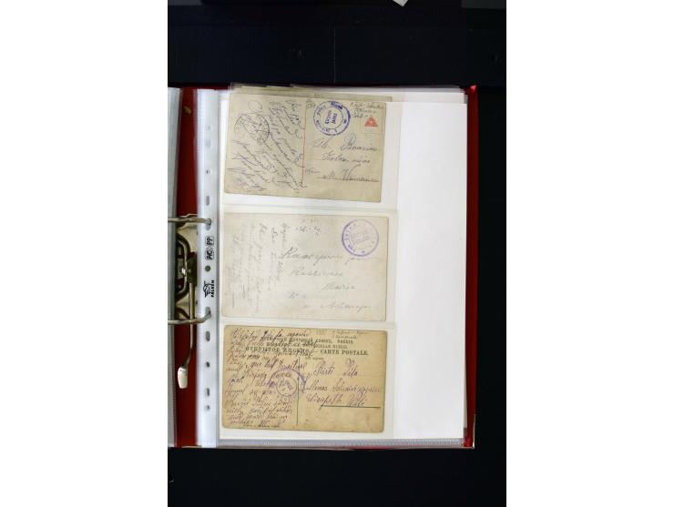 INDEPENDENCE-WAR: 1918/20, 80 cards with many different cancellations, mostly fine