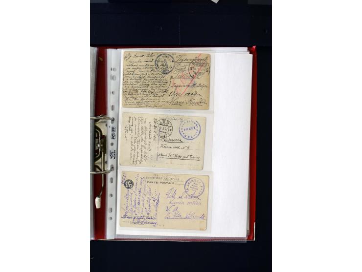 INDEPENDENCE-WAR: 1918/20, 80 cards with many different cancellations, mostly fine
