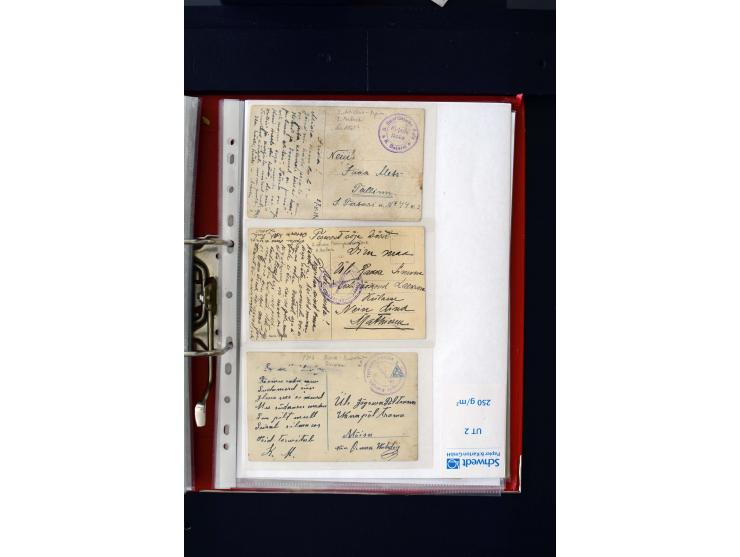INDEPENDENCE-WAR: 1918/20, 80 cards with many different cancellations, mostly fine