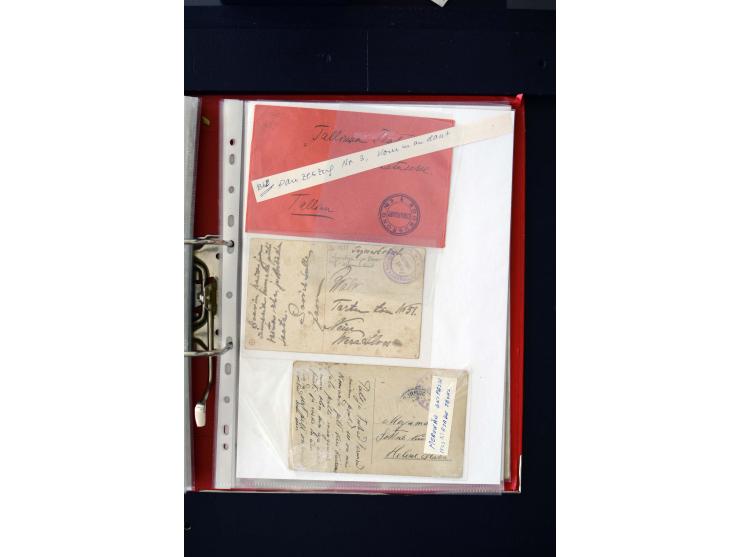 INDEPENDENCE-WAR: 1918/20, 80 cards with many different cancellations, mostly fine